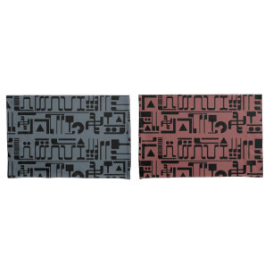 Alien Hieroglyphs Pillowcase