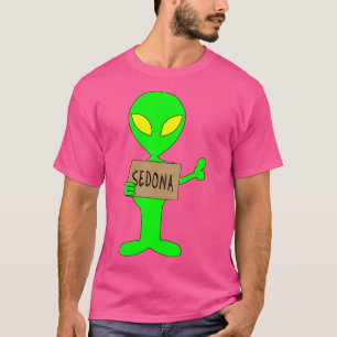 Alien Hitchhiking To Sedona Arizona T-Shirt
