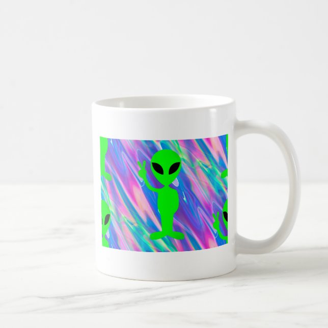 alien hologram coffee mug (Right)