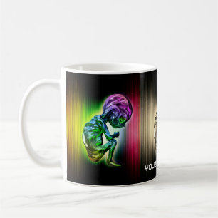 Alien hybrid embryo. Customisable Coffee Mug