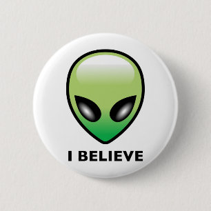 Alien: I Believe 6 Cm Round Badge