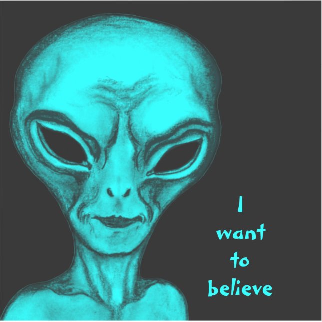 Alien , I want to believe (Front)