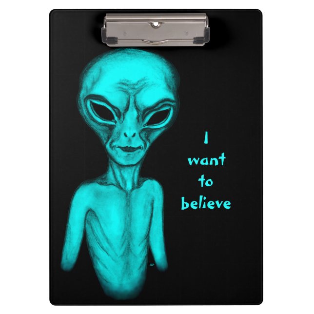 Alien , I want to believe Clipboard (Front)