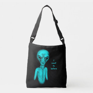 Alien , I want to believe Crossbody Bag