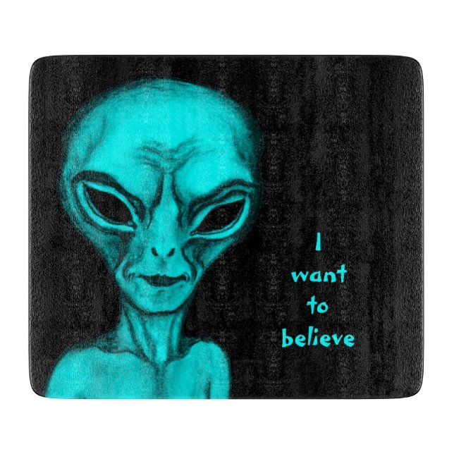 Alien , I want to believe Cutting Board (Front)