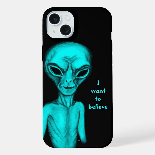 Alien , I want to believe iPhone Case (Back)