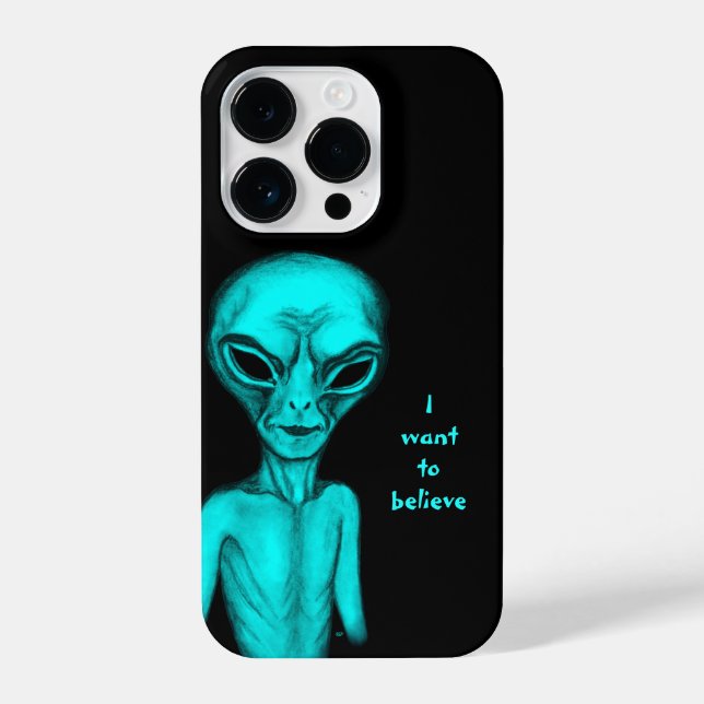 Alien , I want to believe iPhone Case (Back)