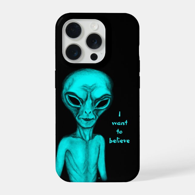 Alien , I want to believe iPhone Case (Back)