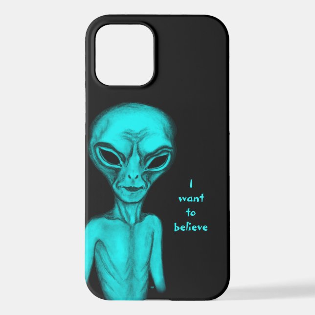 Alien , I want to believe iPhone Case (Back)