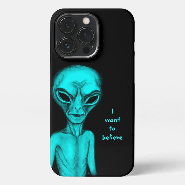 Alien , I want to believe iPhone Case (Back)