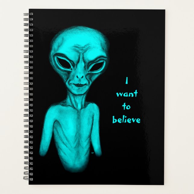 Alien , I want to believe Planner (Front)