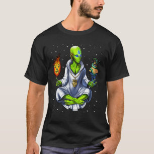 Alien Illuminati Conspiracy Theory All Seeing Eye  T-Shirt