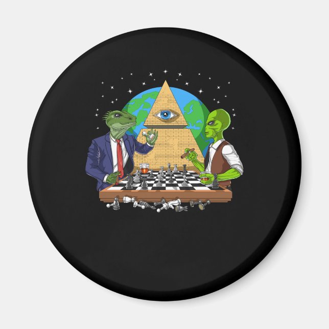 Alien Illuminati Magnet (Front)