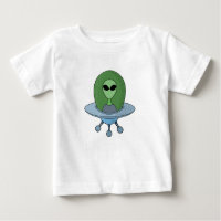 Alien in his little spaceship