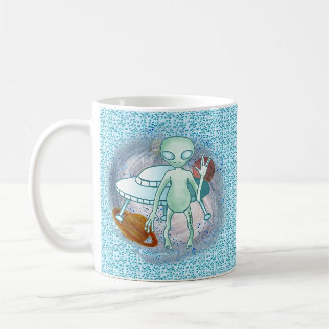 Alien Invader mug (Left)