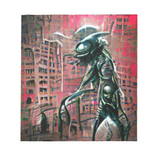 Alien Invasion Notepad