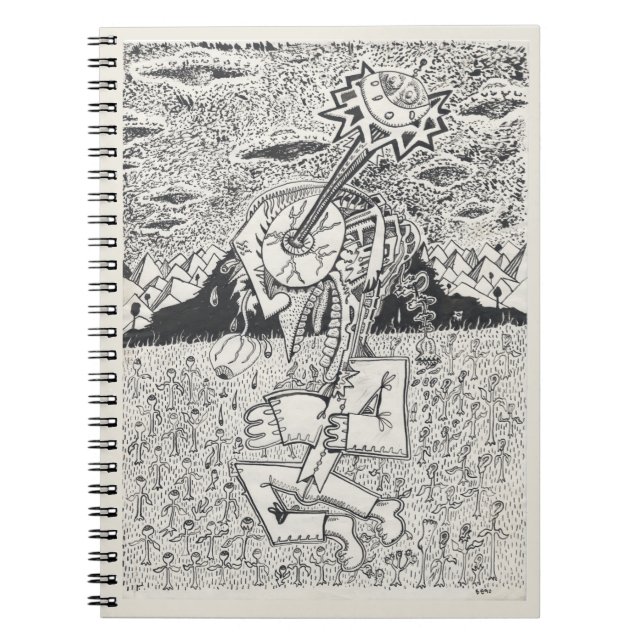 Alien Invasion, or, The Seeding Spiral Notebook (Front)
