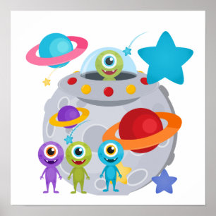 Alien Invasion Poster