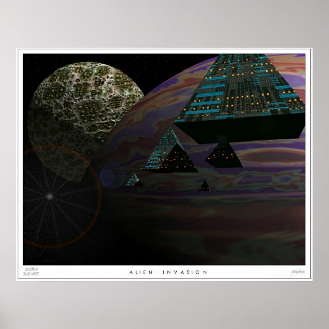Alien Invasion Poster (Front)