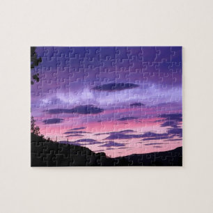 Alien Invasion Sunset Jigsaw Puzzle