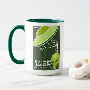 Alien Invasion UFO galaxy Mug