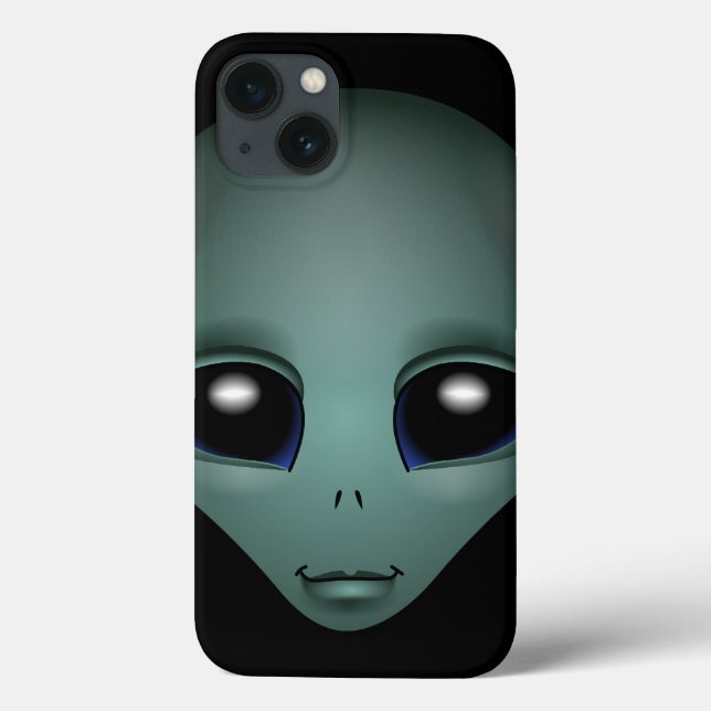 Alien iPad Case Cute Grey E.T. iPad Case (Back)
