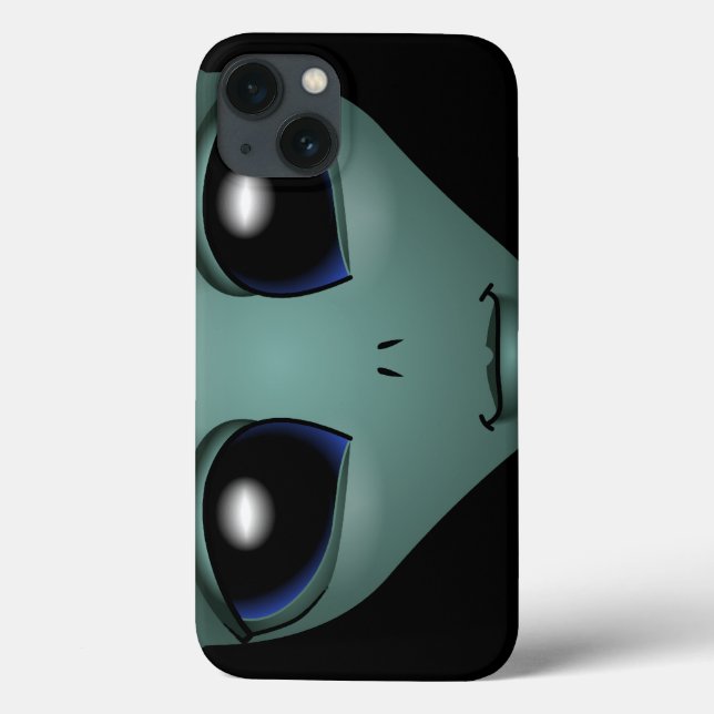 Alien iPad Case Cute Grey E.T. iPad Case (Back)