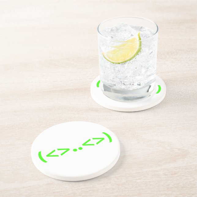 ALIEN Japanese Emoticon Coaster (Side)