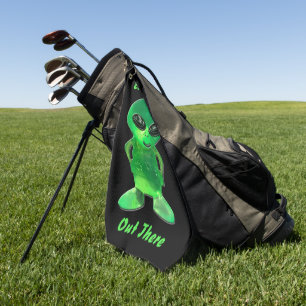 Alien Jewel Golf Towel