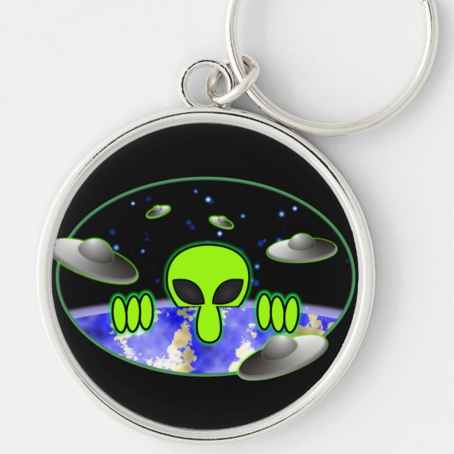Alien Kilroy Keychain (Front)