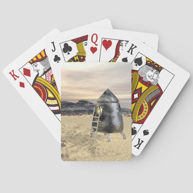 Alien Lander Playing Cards (Back)