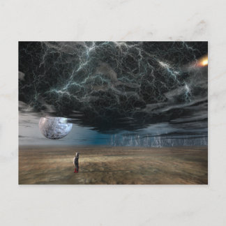 Alien Landscape Postcard