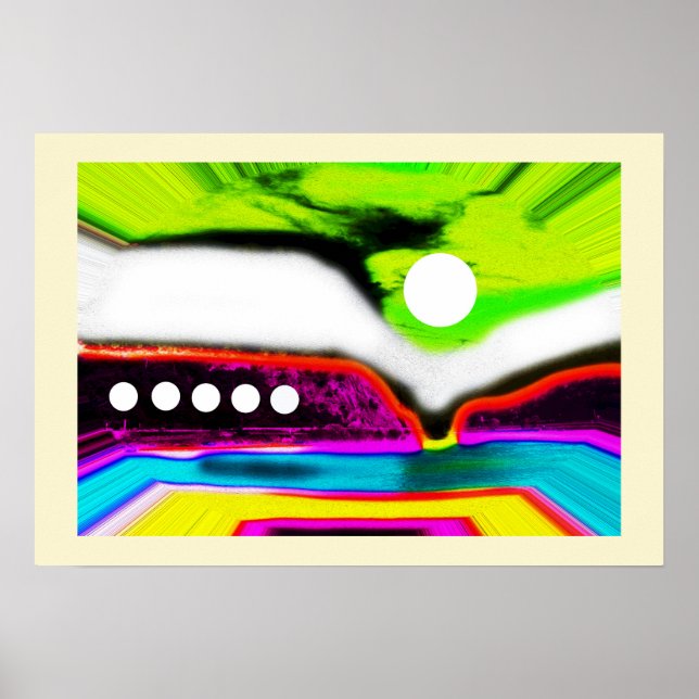 Alien landscape poster (Front)