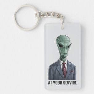 Alien Leader Key Ring