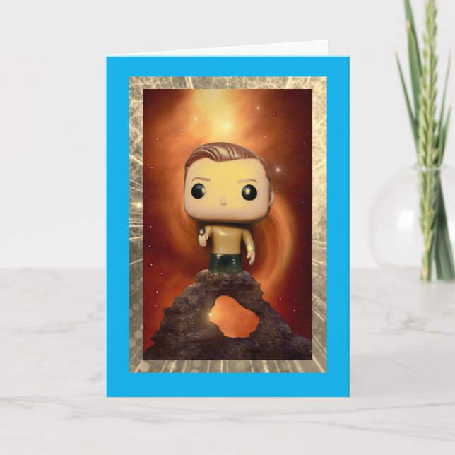 Alien Life at 50, 5" x 7" Folded Birthday Card (Front)