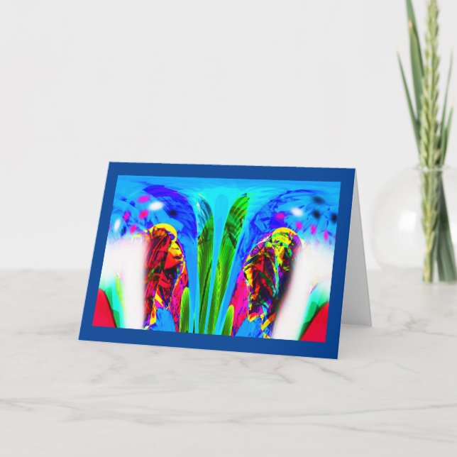 Alien lifeform holiday card (Front)