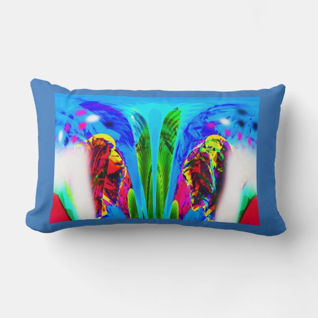 Alien lifeform lumbar cushion (Front)