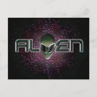 Alien logo Postcard