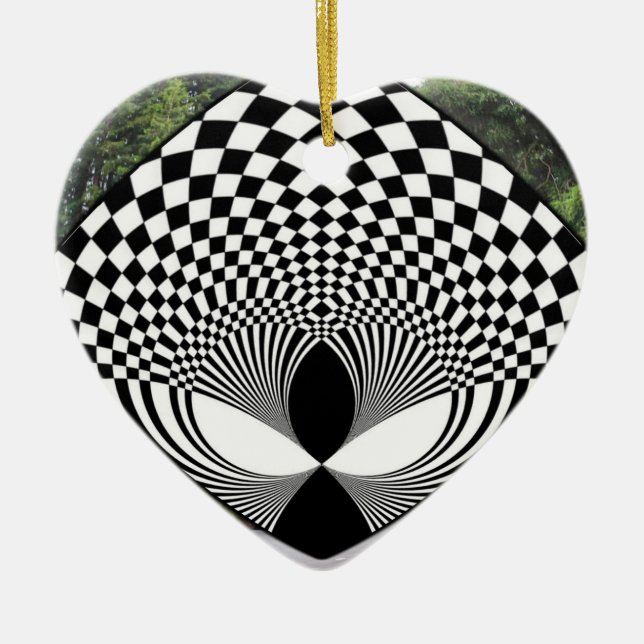 Alien - Looking at you! Ceramic Tree Decoration (Front)