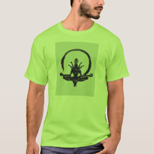 Alien Lotus Position - Find your centre and burst T-Shirt