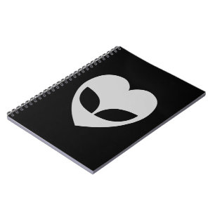 Alien Love Heart Notebook