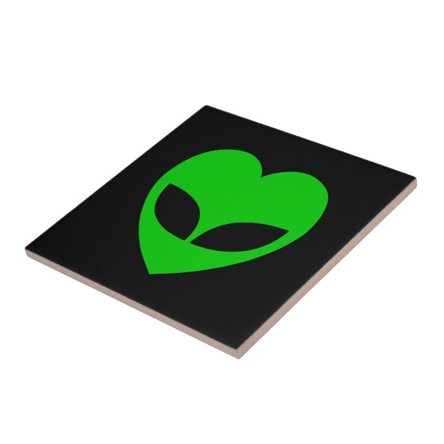 Alien Love Heart Tile (Side)