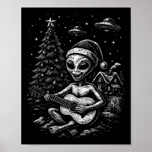 Alien Loves Christmas  Poster (Front)