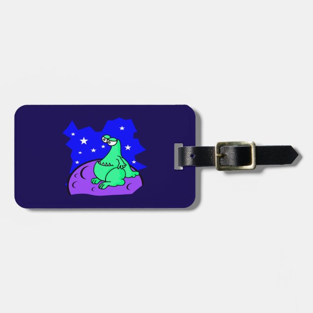 Alien Luggage Tag (Front Horizontal)