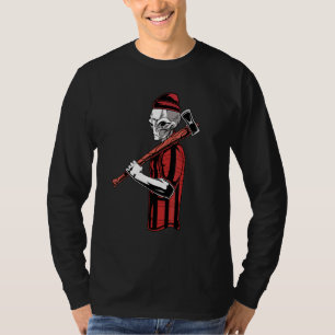Alien Lumberjack Woodworking Carpenter T-Shirt