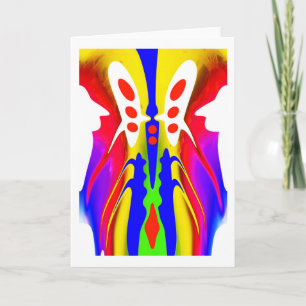 Alien machine art card