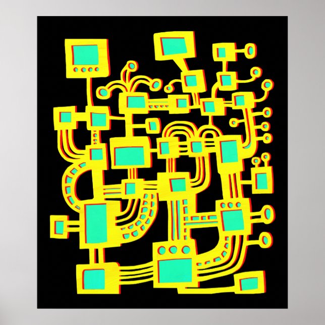 Alien Machine - Colour Poster (Front)