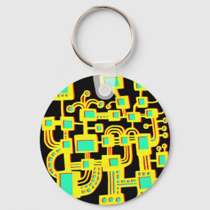 Alien Machine Key Ring