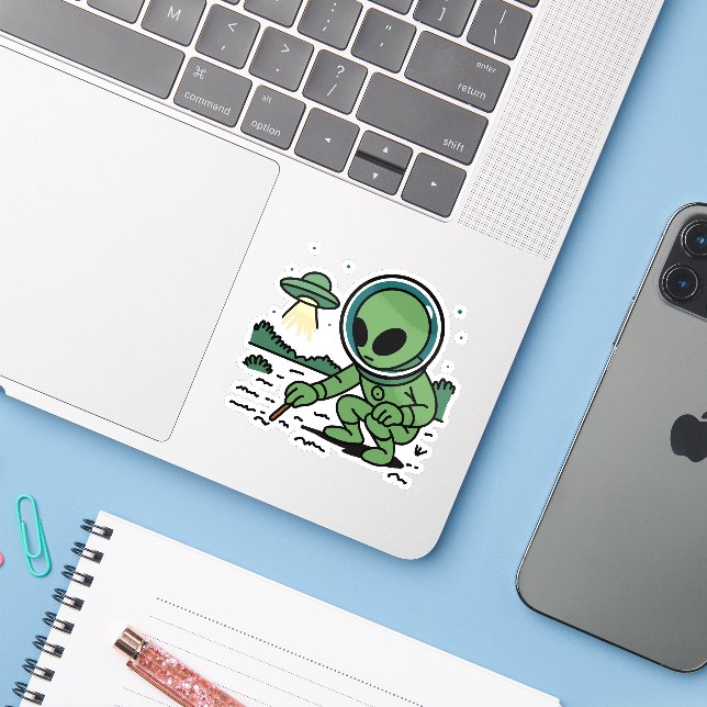 Alien Melancholy (Laptop w/ iPhone)