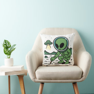 Alien Melancholy Cushion